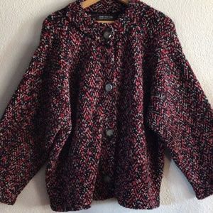 HP ⭐️Jones New York plus size nubby multi-colored jacket